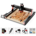 Twotrees TTC450 PRO CNC Router Machine + TC20 Laser Module + 500W Motor + 4th Axis Module + Vacuum Cleaner +End Mills