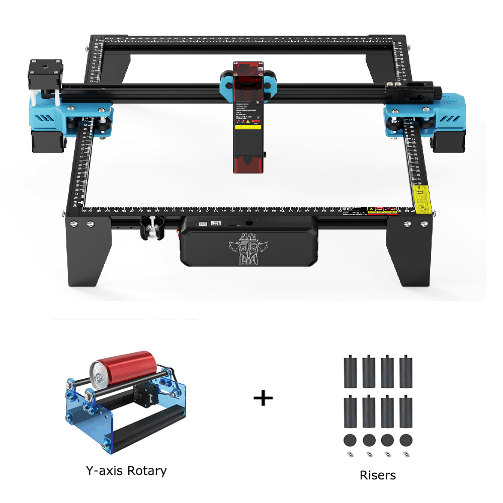 Twotrees TTS-10 Pro Diode Laser Engraver & Y-axis Rotary & Risers - Twotrees Store