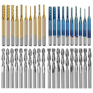 Twotrees 40 PCS End Mills CNC Router Bits