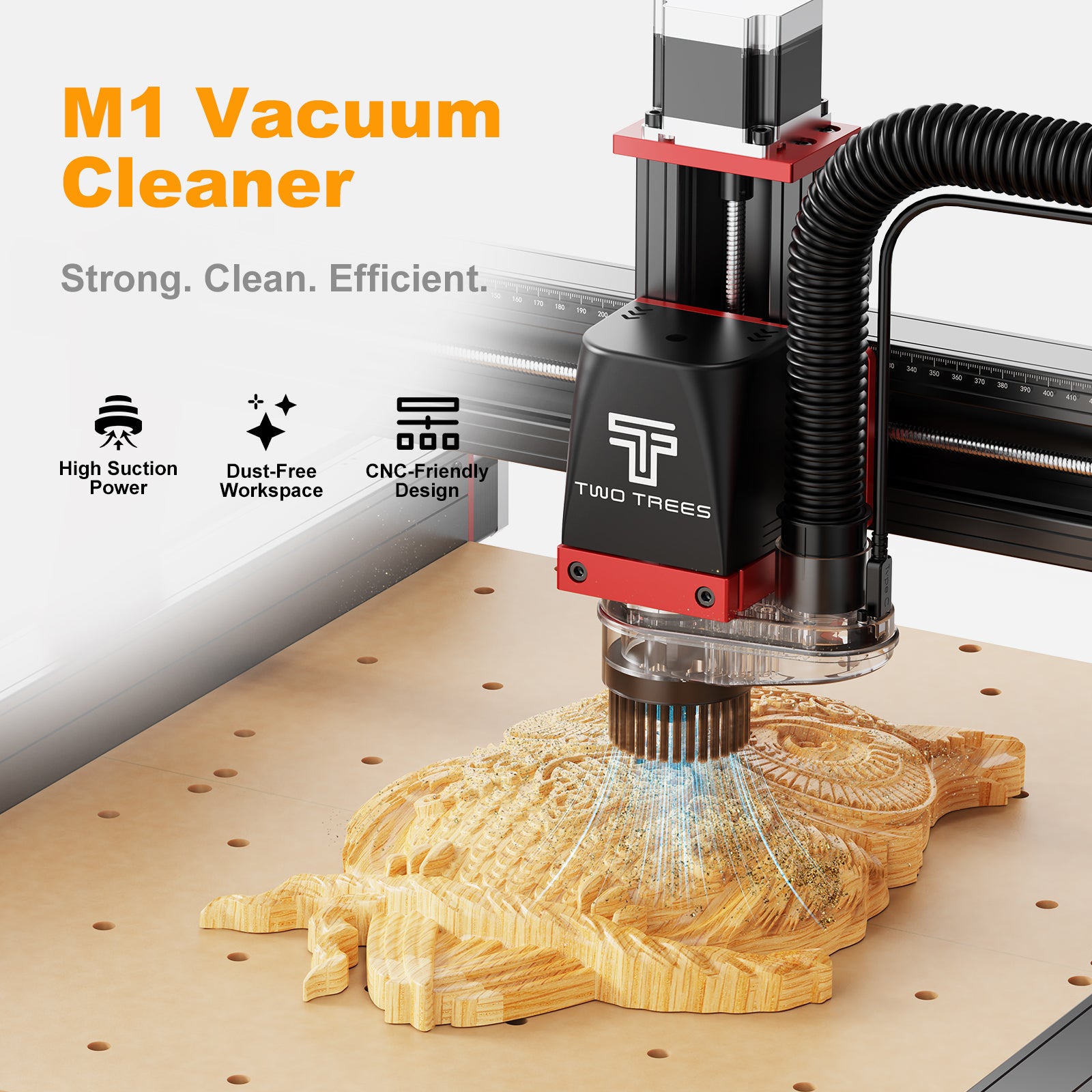 Twotrees TTC450 PRO CNC Router + TC20 Laser + 500W Motor + 4th