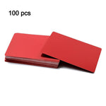 Twotrees 100 Pcs Metal Business Card 0.2mm Thickness Aluminum Alloy Blanks Card - TwoTrees Official Shop