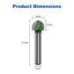 Twotrees Solid Carbide Round Bottom Bit