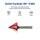 Twotrees Solid Carbide 60° V-Bit