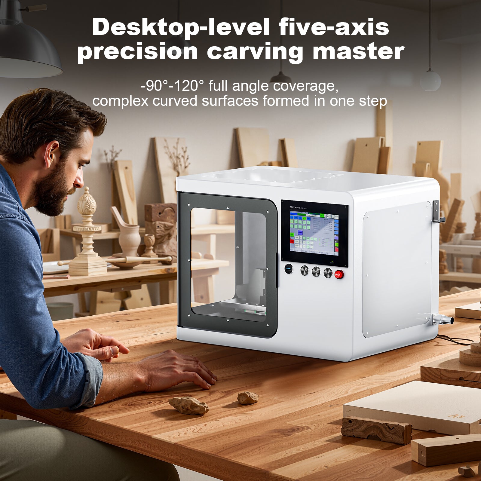Twotrees X5 5-axis CNC Router Machine